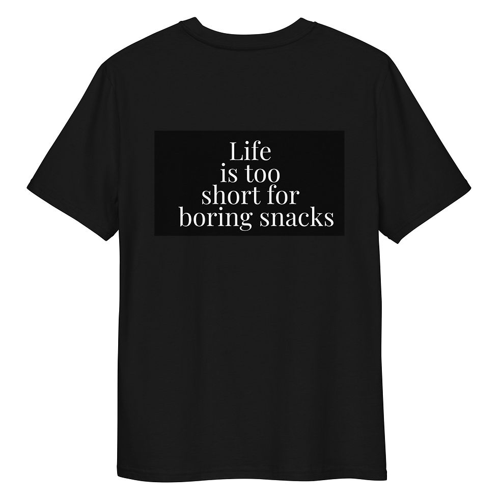 Thumbnail: Charcuterie Looking like a fancy snack Unisex organic cotton t-shirt 