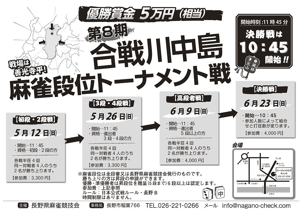 2024年第8回 決戦 川中島のお知らせ