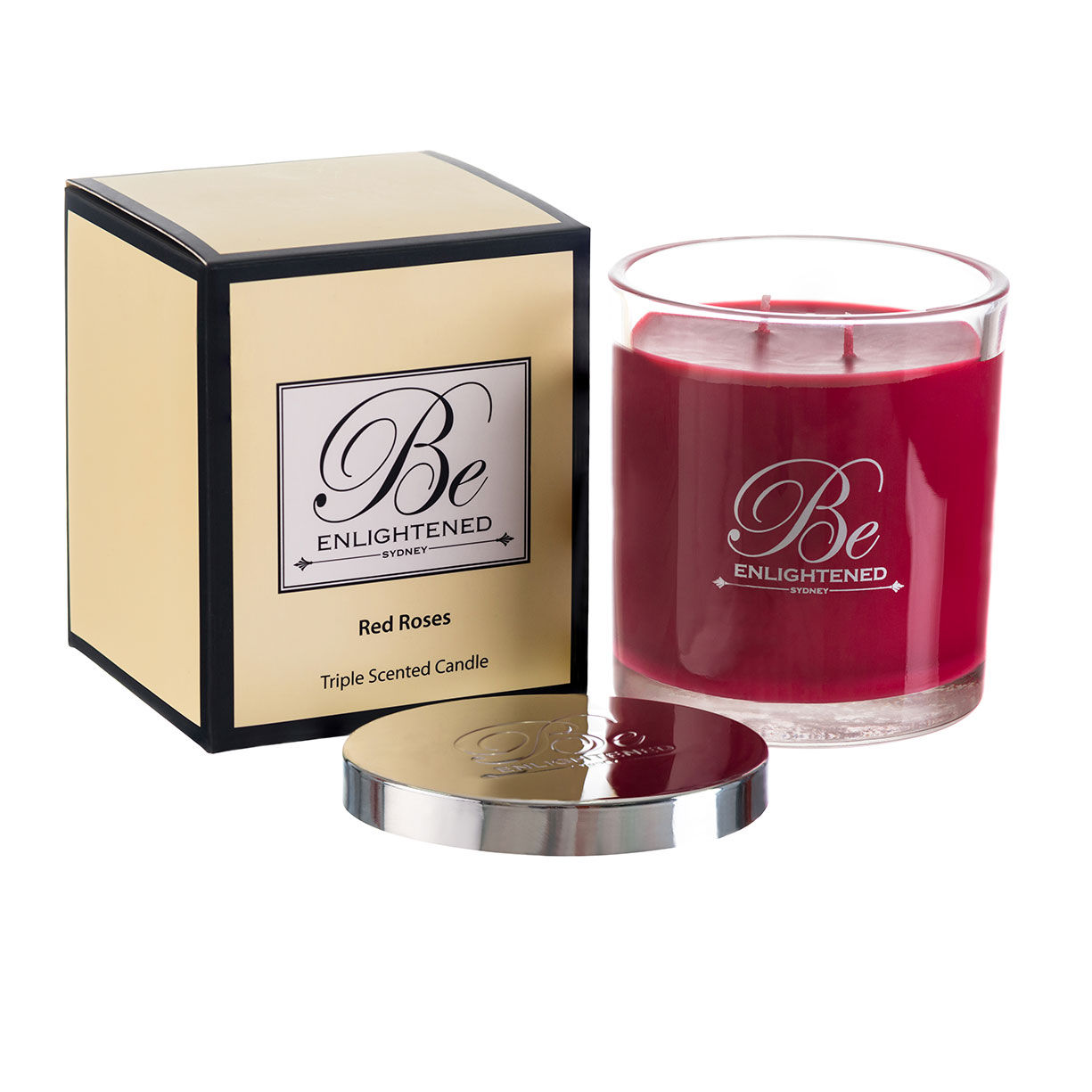 Red Roses Triple Scented Candle 400g