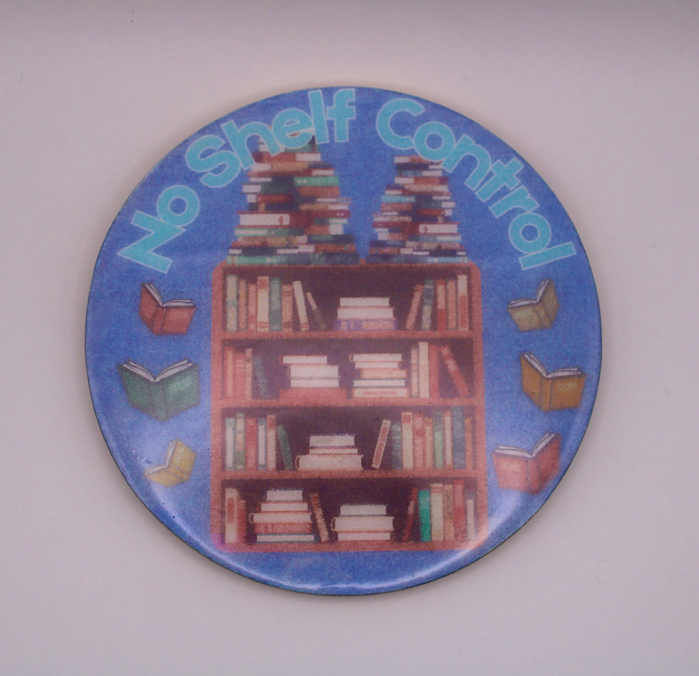 Thumbnail: Printed Resin Bookish Coasters Bundle x 4