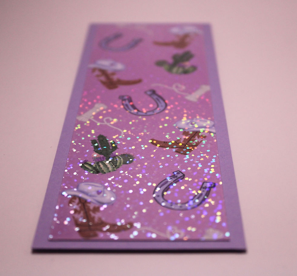 Thumbnail: Custom or Wholesale Triple Laminated Holographic Bookmarks - x 10