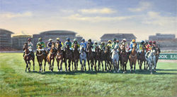 Grand National 2025 - Jostling for Position.