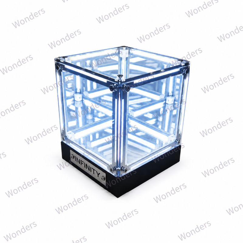 Thumbnail: Hypercube LED Box Geek DIY Wireless Table Light Figure Display Case Infinity Mir