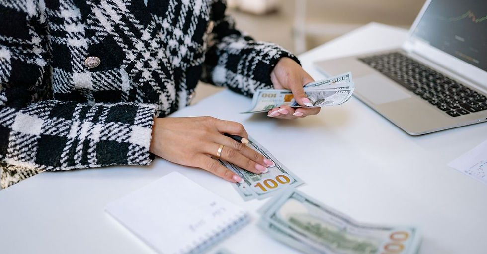 Person checking credit alerts on a smartphone to monitor financial health and prevent identity theft