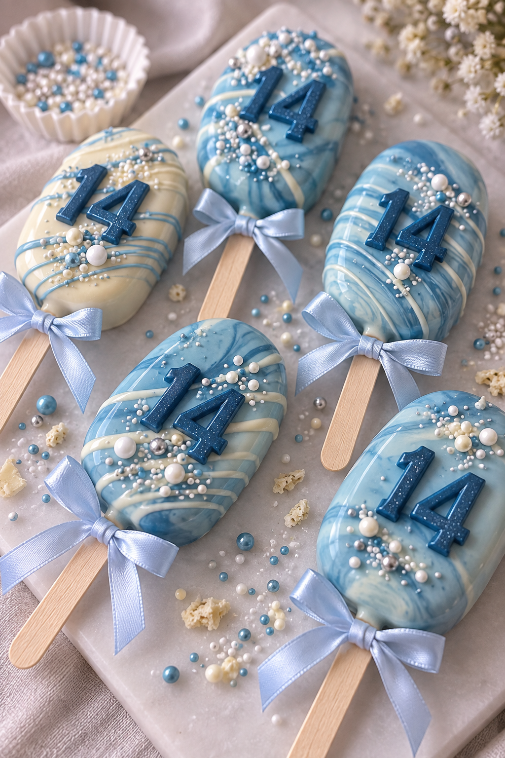 Dipped Cakesicles