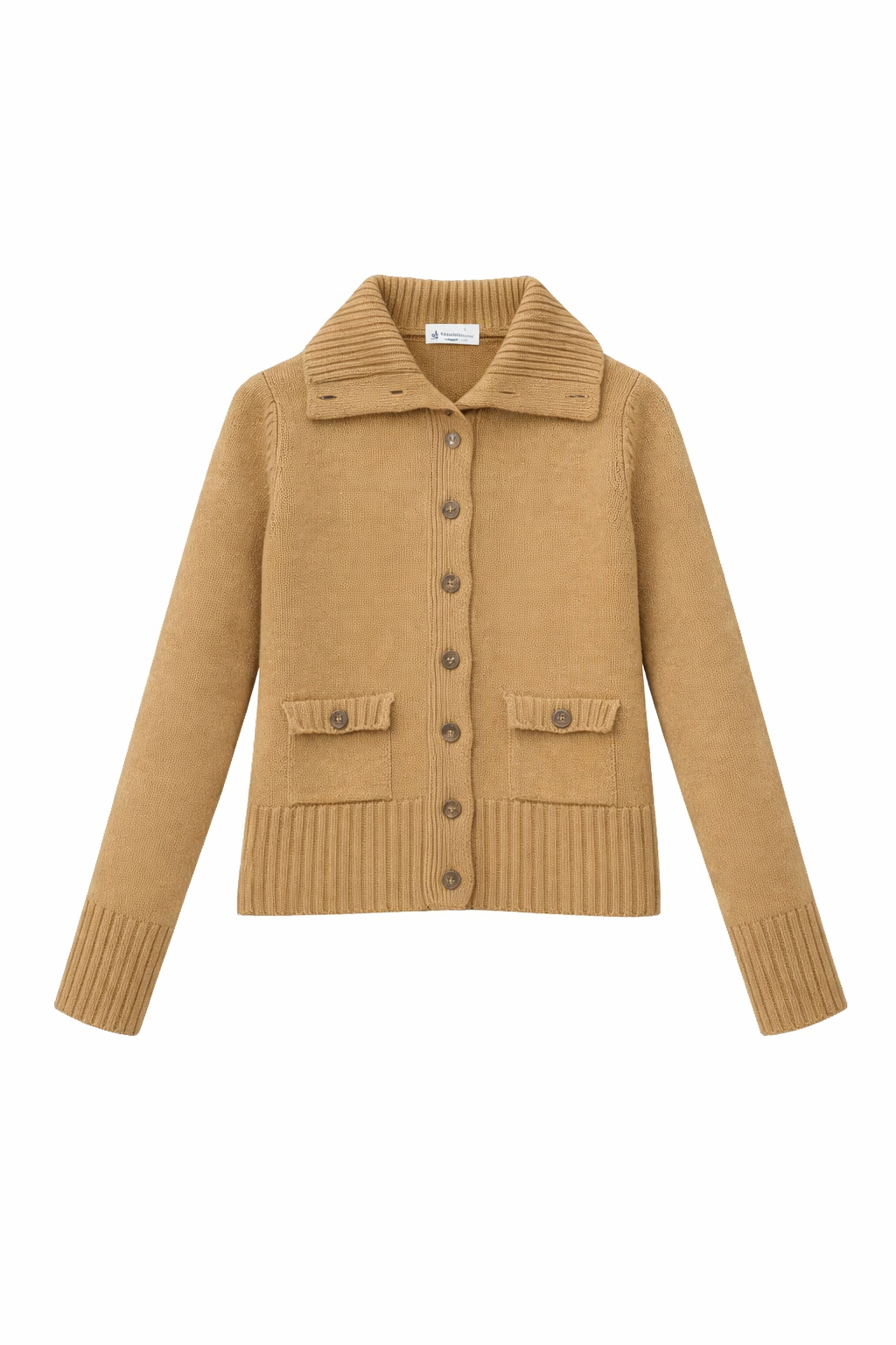 Sweater with two front pockets with buttons