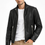 الصورة المصغرة: Men's Leather Jacket - Unlined - Black - 100% Made in Italy