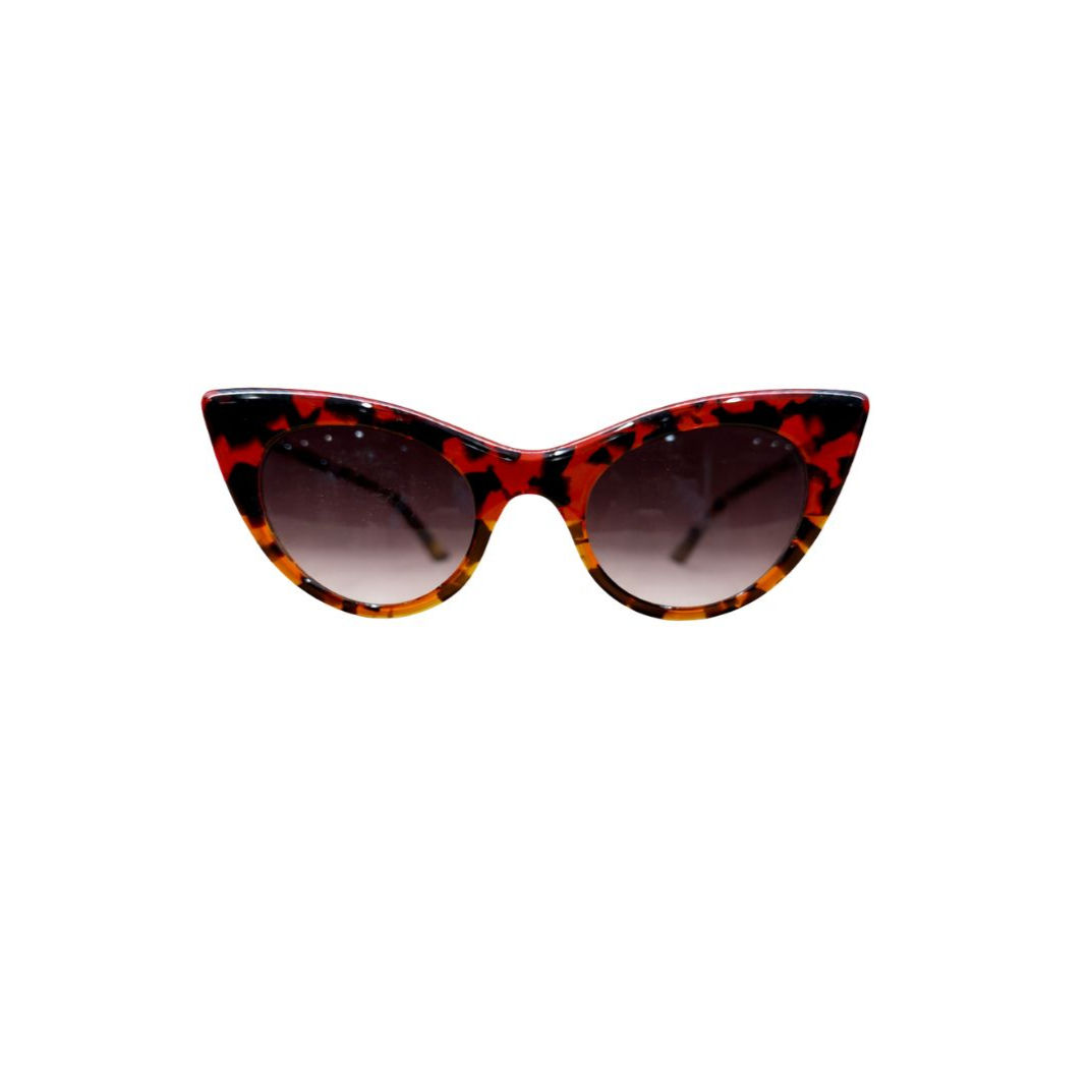 Red and Black Marbled Sunglasses