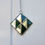 Thumbnail: Flying Geese Quilt Square | Lead-free Stained Glass Ornament