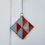 Thumbnail: Flying Geese Quilt Square | Lead-Free Stained Glass Ornament
