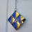 Thumbnail: Flying Geese Quilt Square | Lead-free Stained Glass Ornament