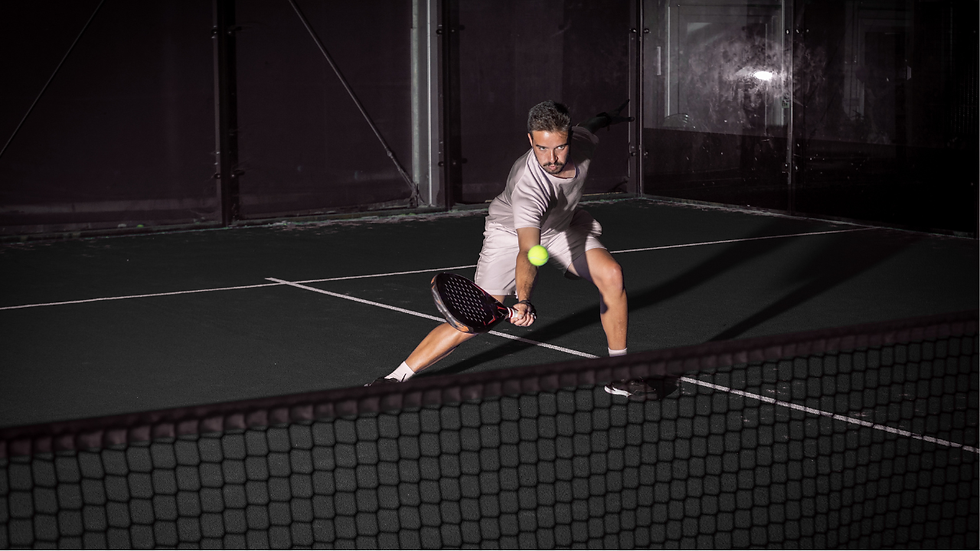 Man playing padel