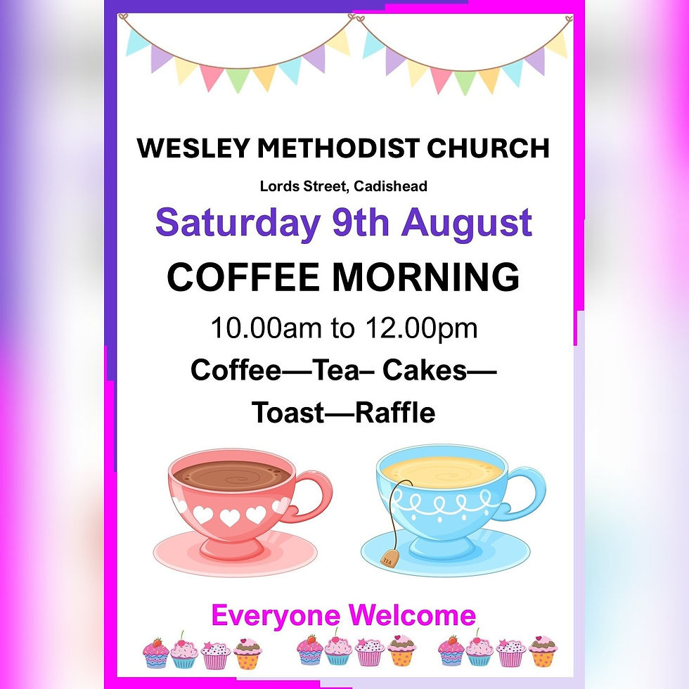 Coffee Morning for August