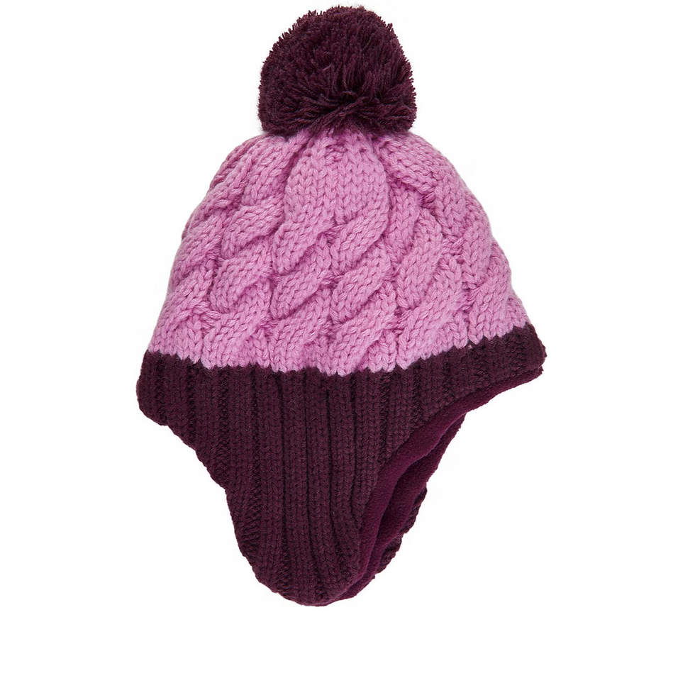 Color Kids Baby Wintermütze - Rosa/Lila