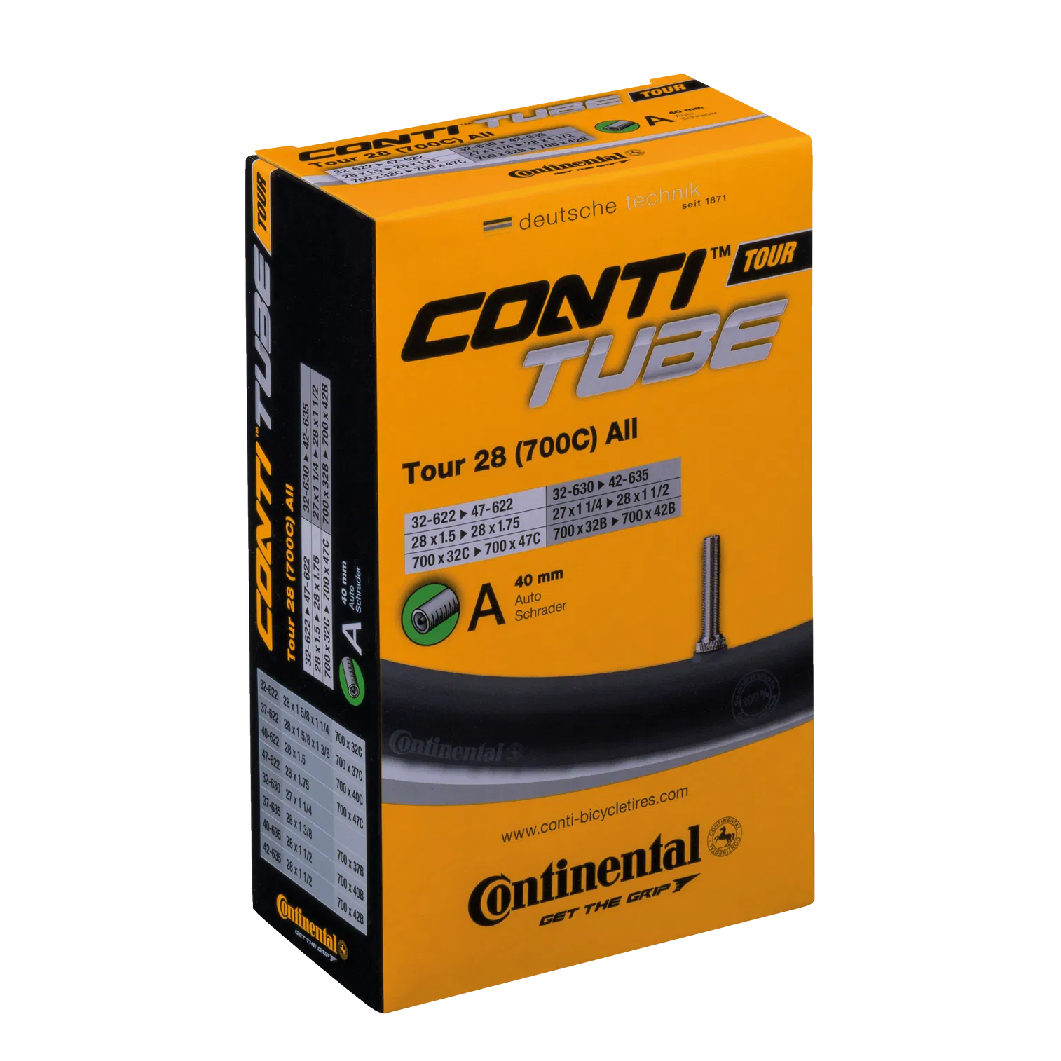 Fahrradschlauch Continental Tour 28 A All