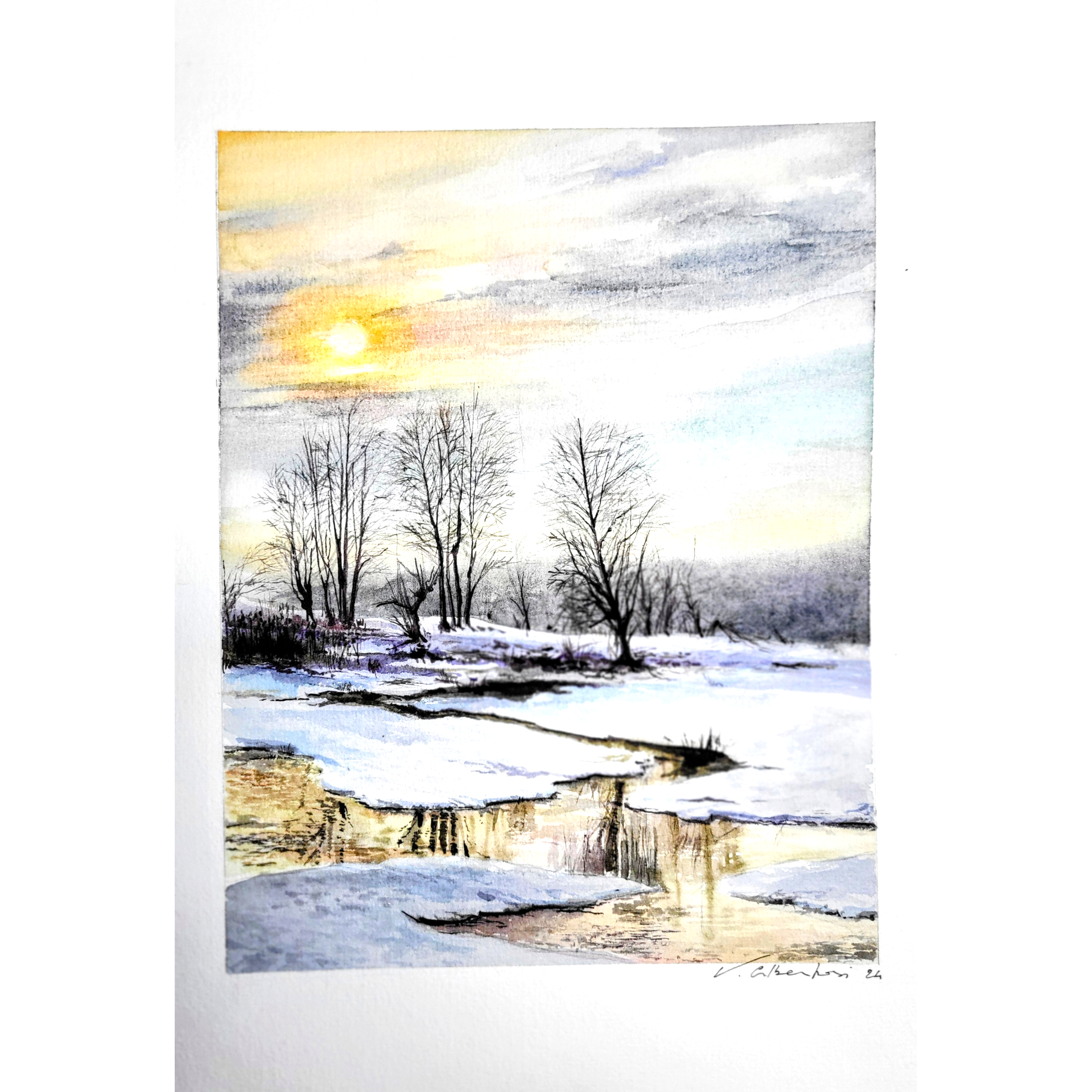 paysage d'hiver