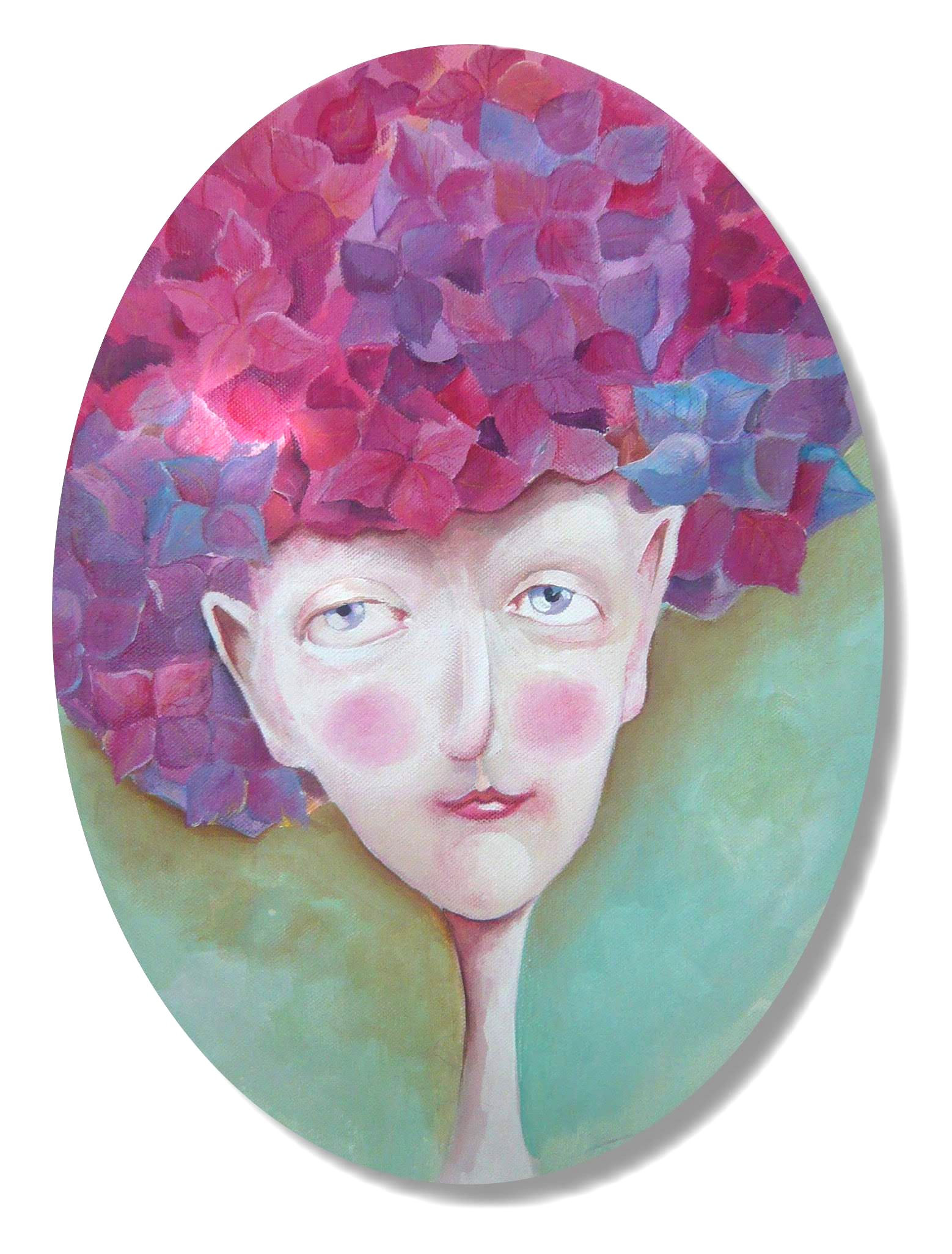 La dame aux hortensias