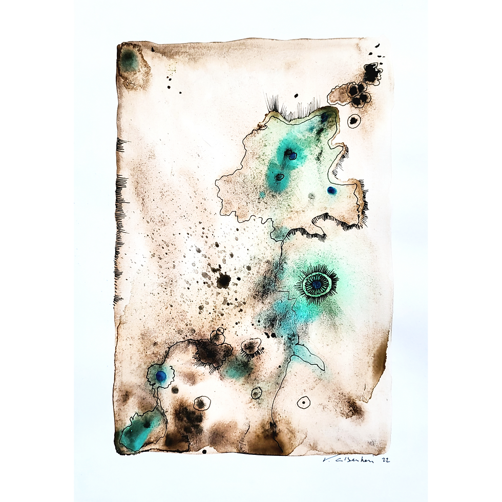 peinture abstraite aquarelle valerie albertosi tableau abstrait abstraction