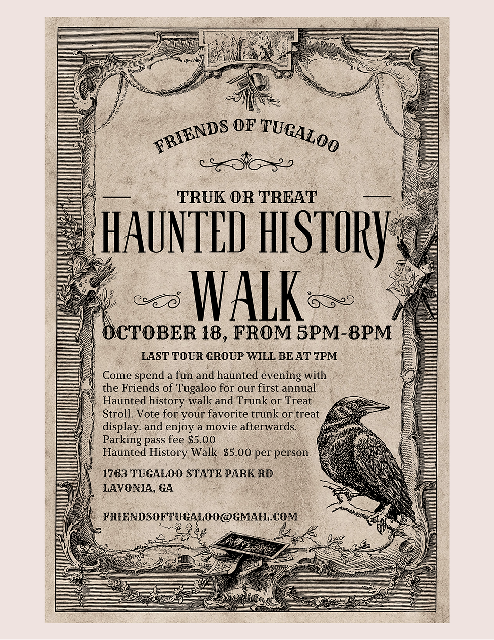 Haunted History Walk & Trunk or Treat Stroll