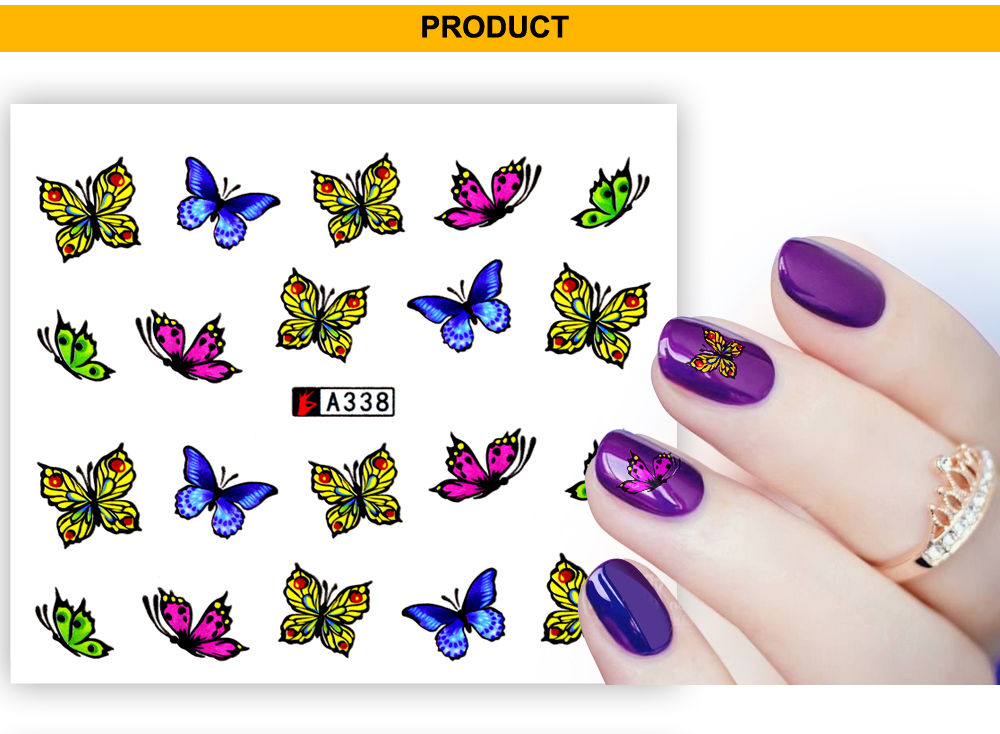 A338 - מדבקת ציפורניים