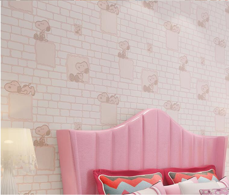 תמונה ממוזערת: טפט קריקטורת גור כלבים לחדרי ילדים