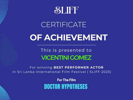 Vicentini Gomez won Best Performer award !!! Congratulations !!!