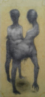 sans_titre_graphite_vernis_huileux_sur_papier_japon_marouflé_sur_pavatex_154x70