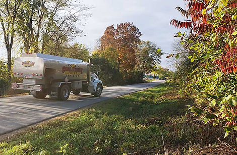 Champlain Valley Fuels delivery truck