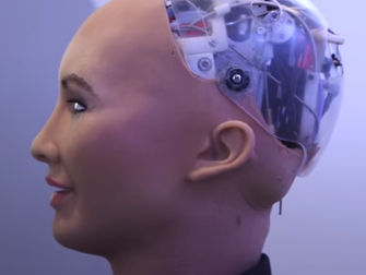 Sophia the robot: The robot using artificial intelligence develloped by Hanson Robotics