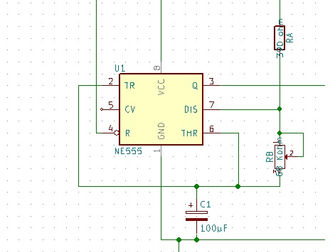 How to make a group of LEDS blink alternatively with a NE555 for your christmas tree