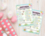 Happy Easter Scavenger Hunt Free Printable holiday fun party game for boys and girls