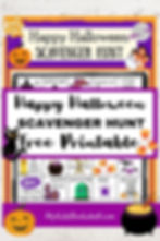 Best Fall Bucket List Free Printable scavenger hunt free printable