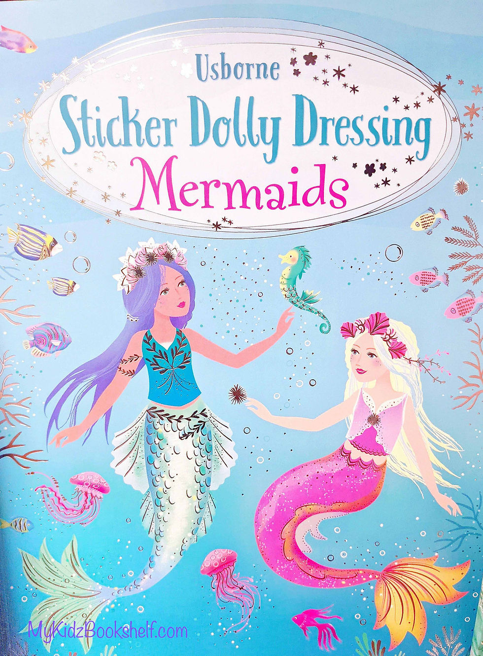 Usborne Sticker Dolly Dressing Mermaids book for girls