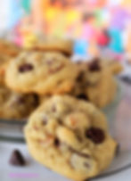 Chocolate chip cookies - original Toll House Chocolate Chip Cookie recipe from Nestle bag by Ruth Wakefield