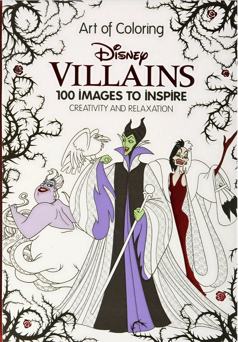 Disney Villains Art of Coloring Book 25 coloring books for kids, teens, adults