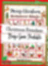 Christmas Reindeer Free Printable Merry Christmas Bingo