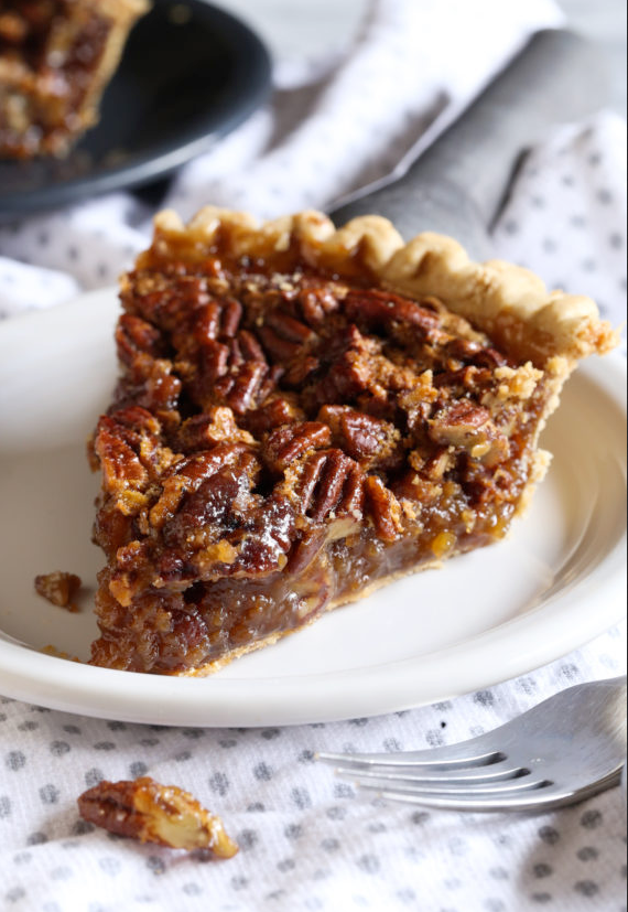 Pecan Pie on a plate photo from Pinterest