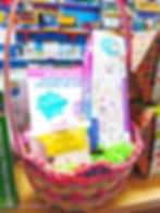 Easter basket with gifts for boys and girls toys