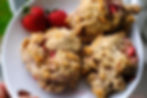 strawberry scones