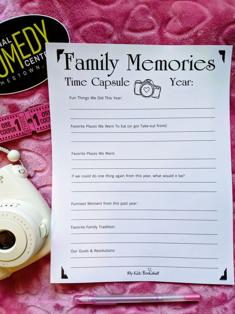 Celebrate the New Year with a Fun Family Time Capsule and Free Printables!