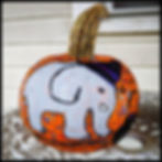 Best Fall Bucket List Free Printable painted pumpkin with ivory ella elephant