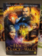 The-House-With-A-Clock-in-its-Walls book showing Jack Black and Cate Blanchett from the movie