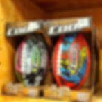 Hydro football in box at toy store