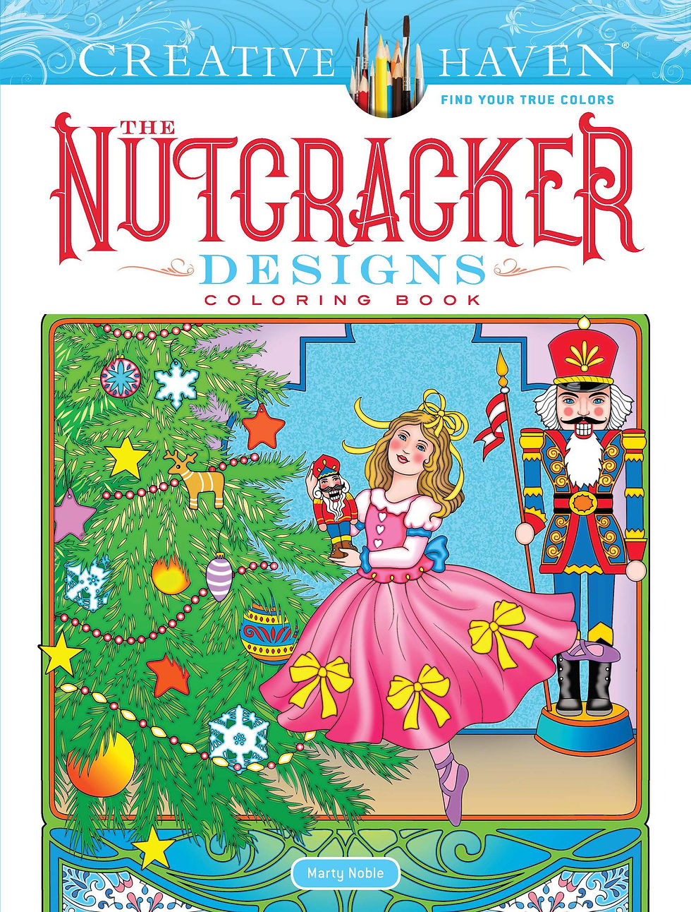 Nutcracker Designs Coloring Book Creative Haven kids Christmas ballet