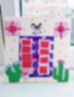 Valentines DIY card mixed media collage fun craft for boys and girls