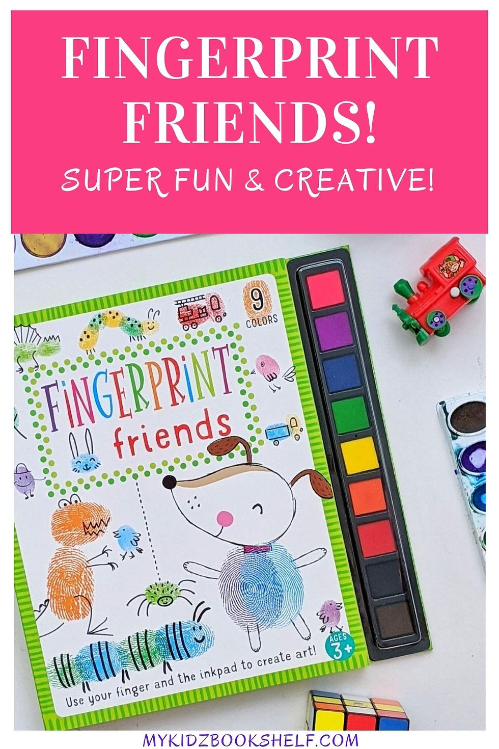 Fingerprint friends book pin