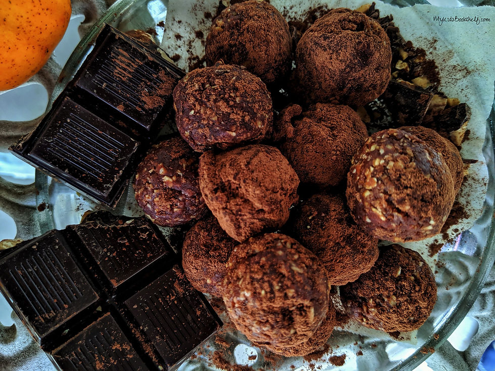 mocha chocolate vegan energy ball truffles recipe healthy bites