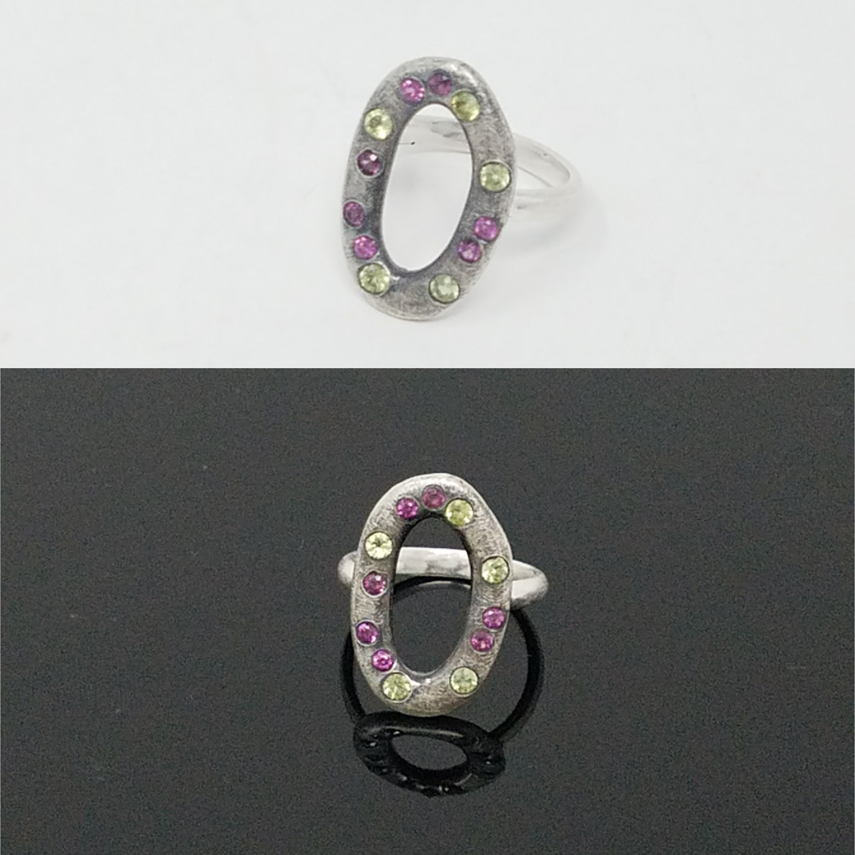 Oxidized Sterling Silver ring(Size 6)