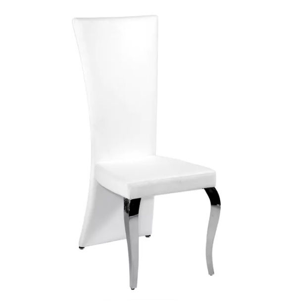 White Leather chairs