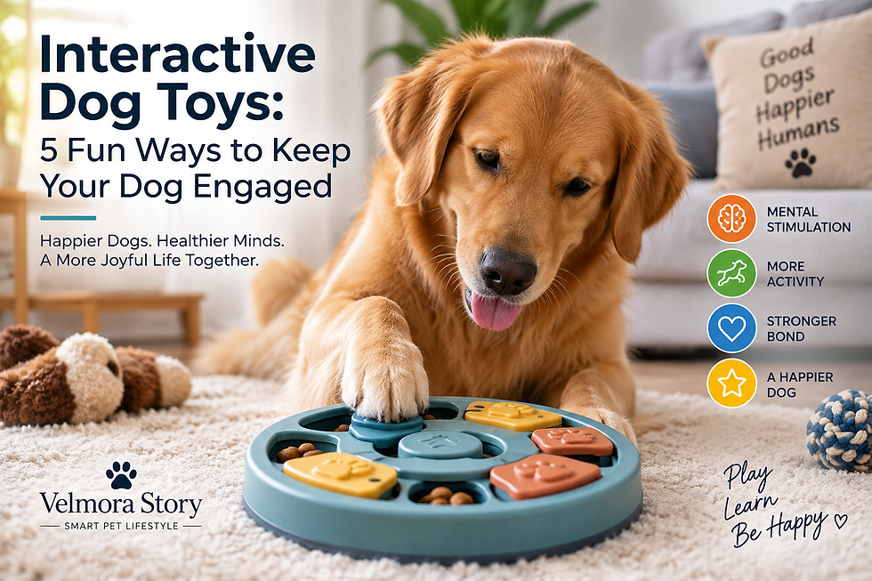 Interactive dog toys for mental stimulation and happy dogs